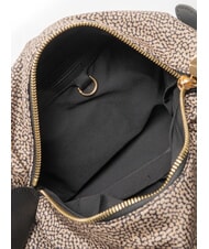 BORBONESE PRIVE Borsa hobo a spalla OP/NATURALE/NERO - Borse Donna - 4