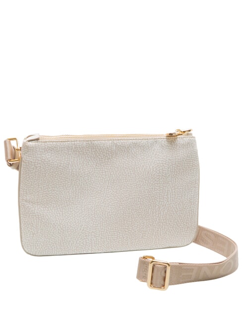 TRACOLLA SMALL ECO LINE Borsa a tracolla white cotton - Borse Donna