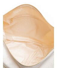 BORBONESE LUNA BAG MEDIUM Sacca a tracolla white cotton - Borse Donna - 5