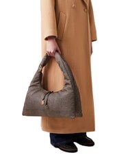 BORBONESE TWINNIE Borsa a mano OP/NATURALE/NERO - Borse Donna - 6