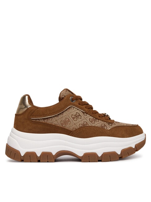 BERRETT 3 Sneakers Beige/Brown - Scarpe Donna