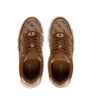 GUESS BERRETT 3 Sneakers Beige/Brown - Scarpe Donna - 4