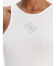GUESS GUENDALINA Top purwhite - T-shirt e Top Donna - 3