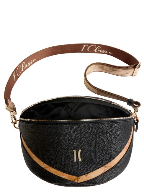 CASTLE Maxi marsupio, in pelle granata Nero - Borse Donna