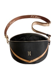 ALVIERO MARTINI PRIMA CLASSE CASTLE Maxi marsupio, in pelle granata Nero - Borse Donna - 3