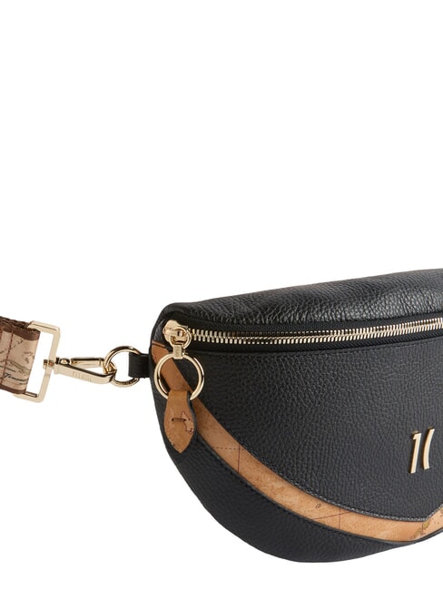 CASTLE Maxi marsupio, in pelle granata Nero - Borse Donna