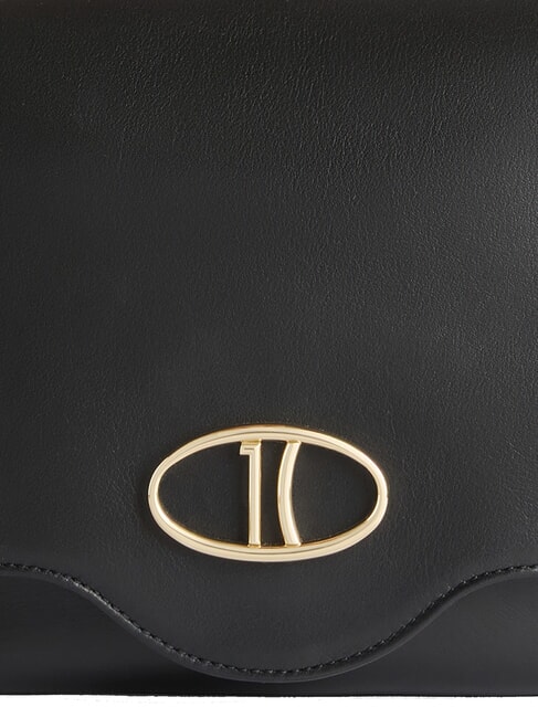 BRAVE MESSENGER Borsa a tracolla in pelle nappata Nero - Borse Donna