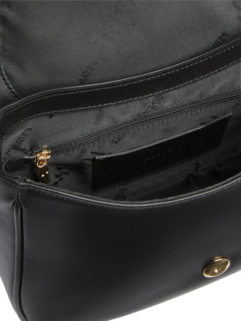 BRAVE MESSENGER Borsa a tracolla in pelle nappata Nero - Borse Donna