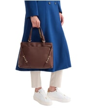 ALVIERO MARTINI PRIMA CLASSE SCOTTISH CAVIAR Borsa a mano, con tracolla regolabile mogano - Borse Donna - 2