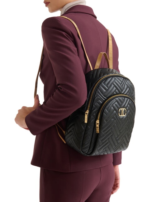 MATELASSE Zaino tessuto effetto nappa Nero - Borse Donna