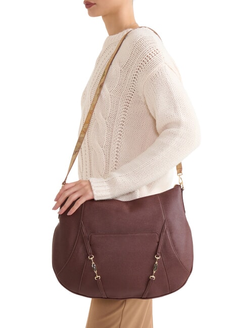 SCOTTISH CAVIAR Borsa a spalla, doppia portabilit&agrave; mogano - Borse Donna