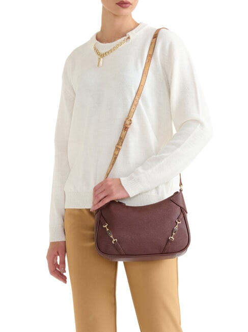 SCOTTISH CAVIAR Borsa a tracolla regolabile mogano - Borse Donna