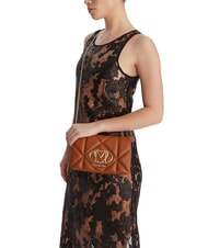 LOVE MOSCHINO EMBOSSED Mini Bag a tracolla CUOIO - Borse Donna - 5