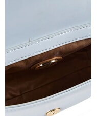 LOVE MOSCHINO BUBBLY LOVE Mini Bag a tracolla celeste - Borse Donna - 3