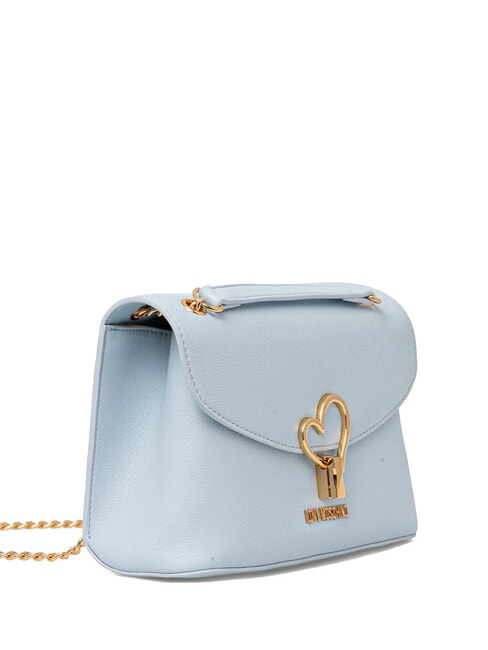 HEART TURNLOCK Borsa a spalla convertible celeste - Borse Donna