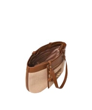 LOVE MOSCHINO STRAW CHIC Borsa a spalla naturale/cuoio - Borse Donna - 3