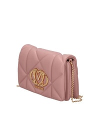 LOVE MOSCHINO EMBOSSED Mini Bag a tracolla rosa - Borse Donna - 2