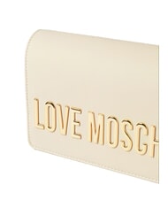 LOVE MOSCHINO SMART DAILY Mini Bag a tracolla avorio - Borse Donna - 3