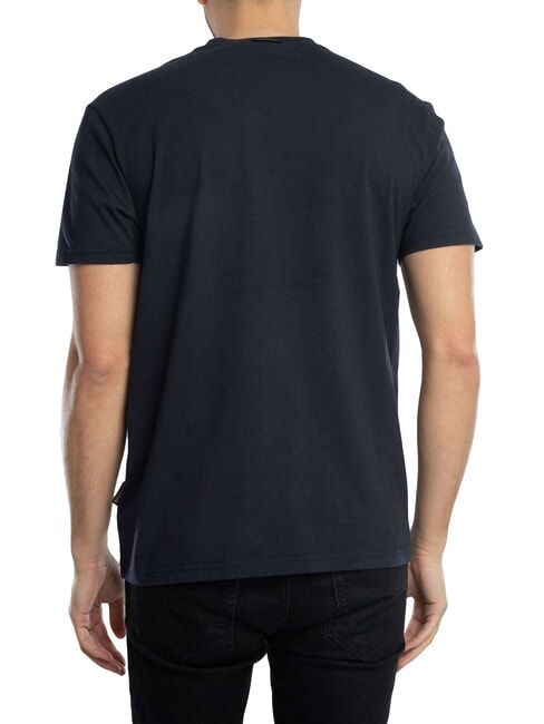 S-BOLLO T-Shirt in cotone blu marine - T-shirt Uomo
