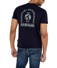 NAPAPIJRI S-DATI T-Shirt in cotone blu marine - T-shirt Uomo - 2