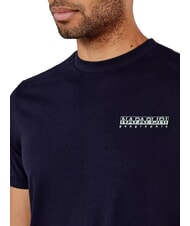 NAPAPIJRI S-DATI T-Shirt in cotone blu marine - T-shirt Uomo - 3