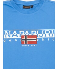 NAPAPIJRI S-AYLMER T-Shirt in cotone ultramarine - T-shirt Uomo - 2