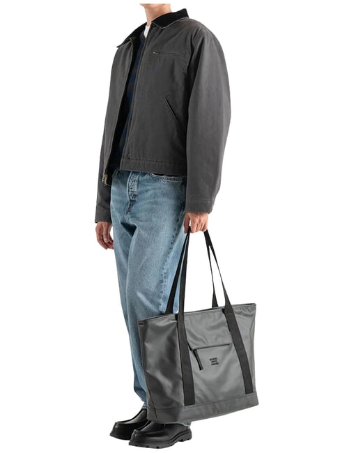 ALBERNI Borsa impermeabile, con asola NERO - Borsoni