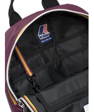 KWAY MID LAON Zaino in nylon idrorepellente violet mauve wine - Zaini Scuola & Tempo Libero - 3