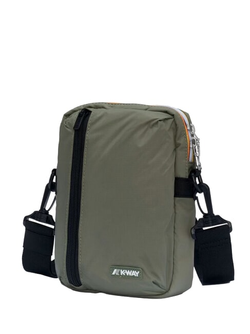 BARBITON Borsello in nylon green lichen - Tracolle Uomo