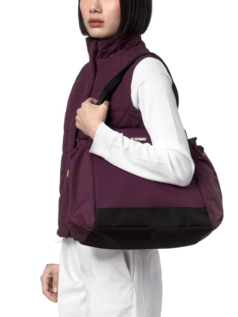 AISY Borsa a spalla, con tracolla violet mauve wine - Borse Donna