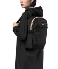 KWAY MID LAON Zaino in nylon idrorepellente black pure - Zaini Scuola & Tempo Libero - 4