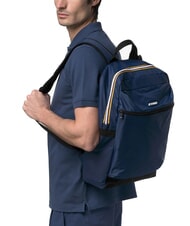 KWAY LAON Zaino in nylon blue insignia - Zaini Scuola & Tempo Libero - 4
