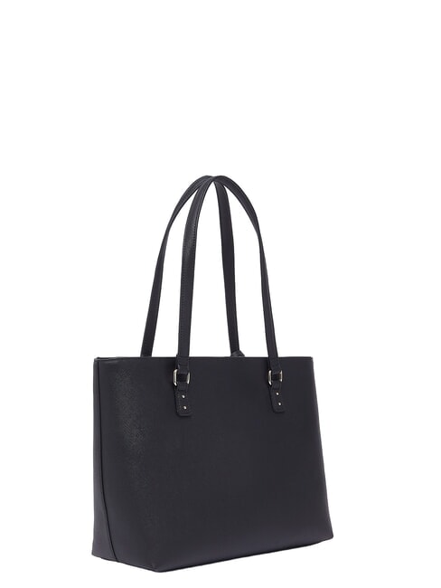 HALONA Tote Bag grande, a spalla, con charm NERO - Borse Donna