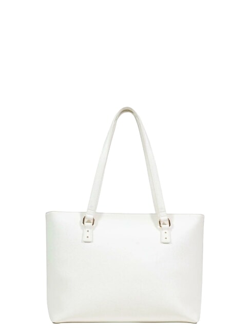 HALONA Tote Bag grande, a spalla, con charm cream - Borse Donna