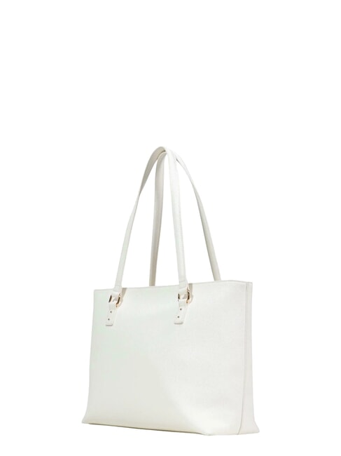 HALONA Tote Bag grande, a spalla, con charm cream - Borse Donna