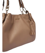 LIUJO CIRRY Borsa a spalla, doppio manico mocha - Borse Donna - 5