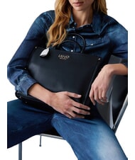 LIUJO RIDHI Borsa media, a mano, con charm NERO - Borse Donna - 7