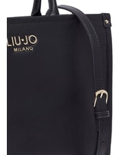 LIUJO RIDHI Borsa media, a mano, con charm NERO - Borse Donna - 5