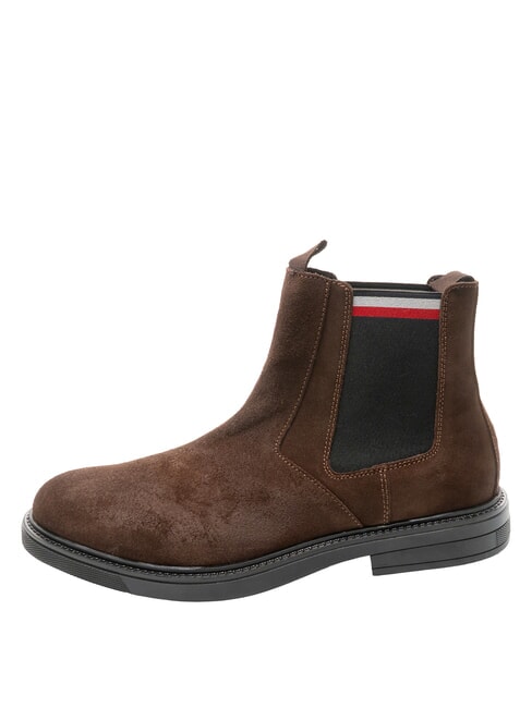 HILFIGER OUTDOOR Stivaletti in pelle scamosciata brown - Scarpe Uomo
