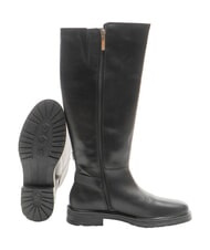 TOMMY HILFIGER TH Stivali allti in pelle black - Scarpe Donna - 5