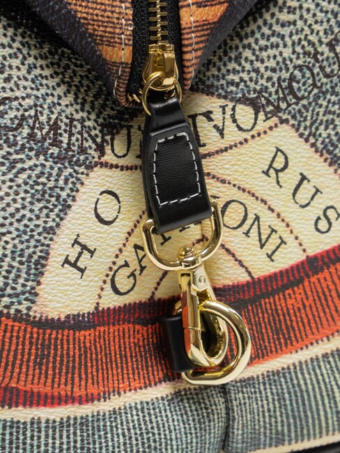 PLANETARIUM Borsa dome media con tracolla luna/ white - Borse Donna