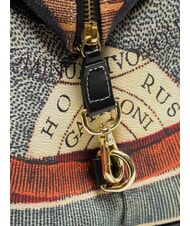 GATTINONI PLANETARIUM Borsa dome media con tracolla luna/ white - Borse Donna - 3