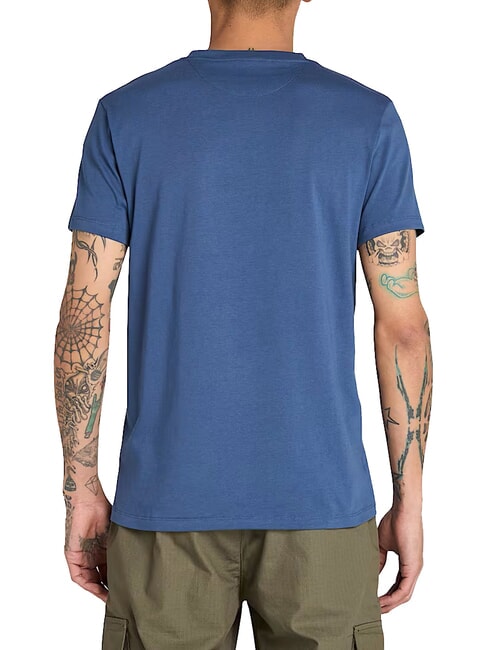 SS DUNRIVER CREW T-shirt in cotone oceana - T-shirt Uomo