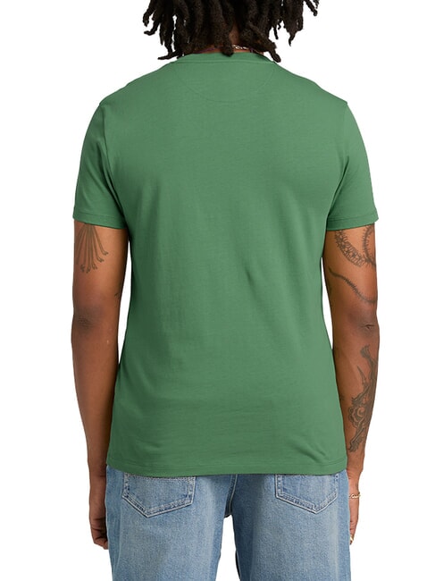 SS DUNRIVER CREW T-shirt in cotone medium green - T-shirt Uomo