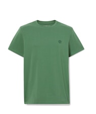 TIMBERLAND SS DUNRIVER CREW T-shirt in cotone medium green - T-shirt Uomo - 3