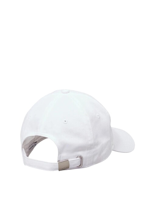 CKJ MONO LOGO Cappello con visiera ck white - Cappelli