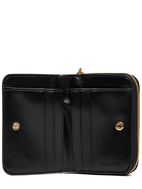 HARDWARE MONOGRAM Portafoglio in pelle na black - Portafogli Donna