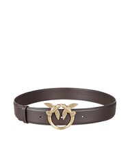 PINKO LOVE BERRY Cintura in pelle moro-antique gold - Cinture - 2