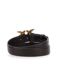 PINKO LOVE BERRY Cintura in pelle moro-antique gold - Cinture - 2