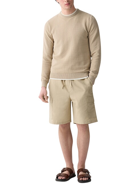 ORIGINALS BAFFLE Maglione a girocollo in cotone juta - Maglie Uomo